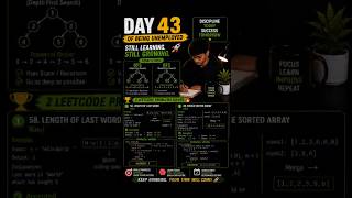 Day 43 of Being Unemployed 💻 | DFS, BFS + 2 LeetCode Problems 🔥