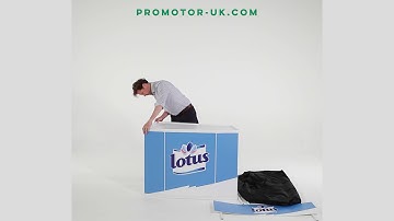How to assemble the Plus promotional display counter