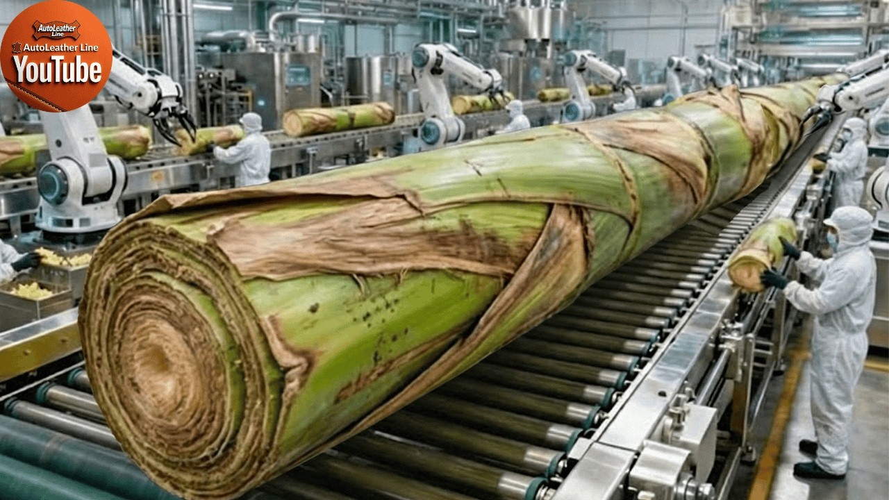 Inside a High-Tech Banana Stem Factory You’ve Never Seen Before