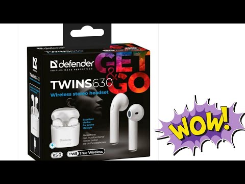 Наушники Defender twins 630 подробный обзор/ Defender twins 630 detailed review#наушники #defender