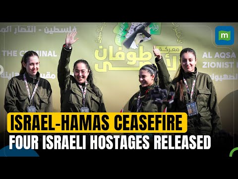Hamas hands four Israeli hostages to ICRC in Gaza, tears of joy in Tel Aviv | N18G Episode cover