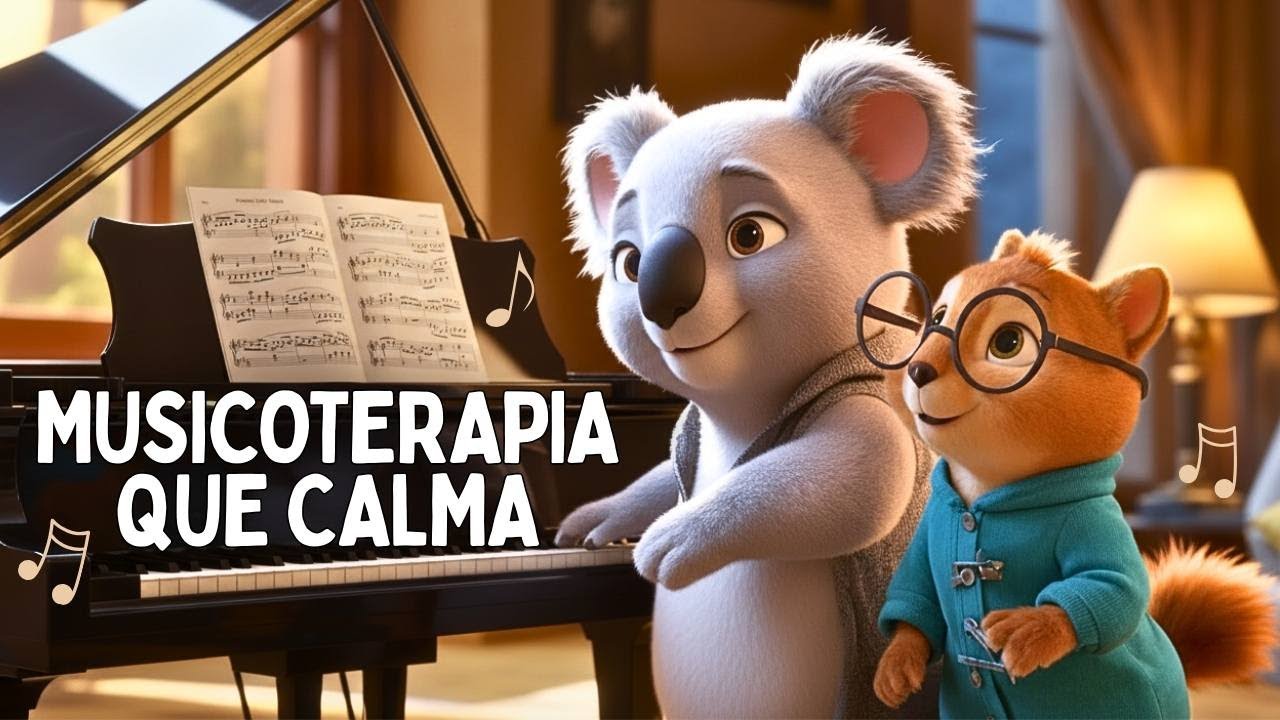 Musicoterapia Para la Calma Emocional TDAH o AUTISMO | Música De Relajación Para Niños 🎶🧸