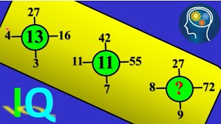 Math IQ puzzles with answer | find the missing number