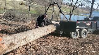 log arch on a dump trailer, I did it and so can you!