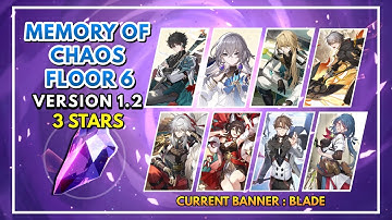 Memory Of Chaos Version 1.2 Floor 6 - 3 Stars | Honkai Star Rail