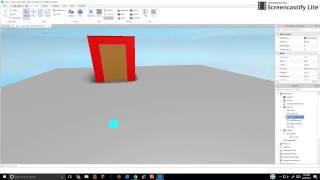 Door open on touch of button script