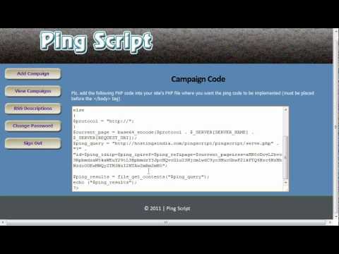 Cool Auto Pinging Script (Video #2)