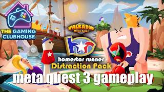 Walkabout Mini Golf - Homestar Runner Distraction Pack DLC - Meta Quest 3 Gameplay w/ Sonny G
