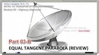 Famous Module 03-B: Equal Tangent Parabola (Review) Profile