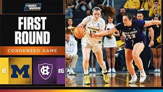 Michigan vs. Holy Cross - First round NCAA tournament extended highlights