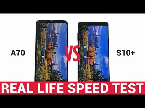 Samsung Galaxy A70 vs Samsung Galaxy S10 Plus - Real Life Speed Test! [Big Difference?]
