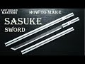 How to make Sasuke sword out of paper. Ninja weapons. (Easy Origami Masters)