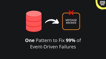 The Outbox Pattern is seriously underrated...