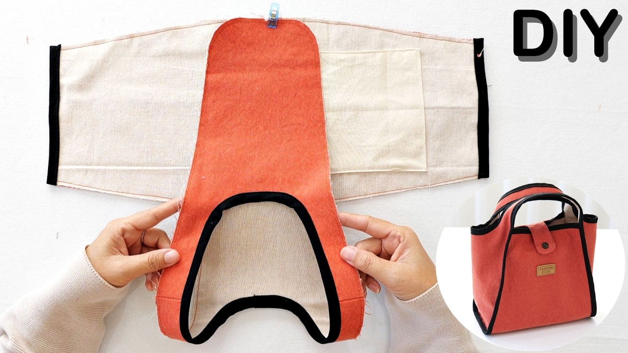 Unique Tote Bag DIY | 2 Styles in One Bag - YouTube