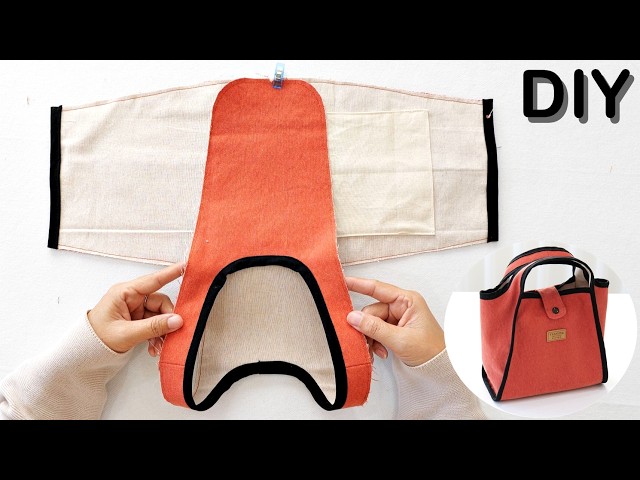 Unique Tote Bag DIY | 2 Styles in One Bag - YouTube