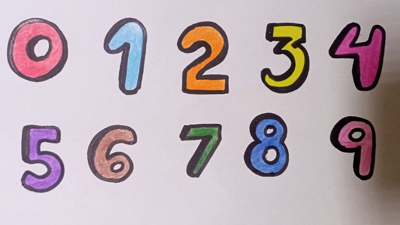 Numbers 123 Small 123 learning numbers || English Number for kids || Pre school leaning ...