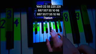 Titanium - David Guetta 🕺🎶 on the Keyboard #linuskeyboard #piano #pianotutorial #klavier ❤️🎹 #fypシ