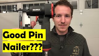 Banks Pin Nailer Review | Harbor Freight Pin Nailer