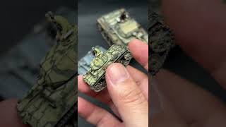 War Thunder | Hand-painting a tiny 1/144 Panzer III tank with micro commander! #warthunder