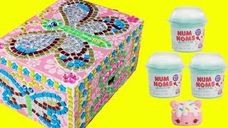 DIY Jewelry Box Sticky Mosaics and Num Noms Glitter Gloss and Nail Polish ☆.。.:*・°☆.。.:*・°☆.。.:*・°☆.。.:*・° .。.:*・°☆ Watch More 