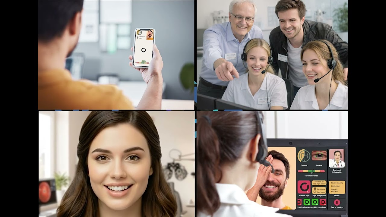 EyeVis GmbH Gegründet von D. Delvaux, N. Laudien, Claus v. d. Burchard und Prof. Roider.