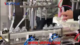 Máquina Portátil De Enchimento E Nivelamento De Desinfectante De 4 Cabeças