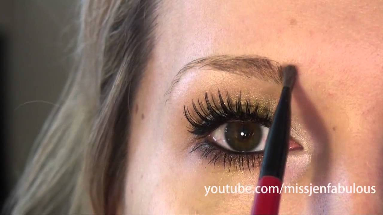 Drugstore Fall Makeup Tutorial Golden Eyes Berry Lips