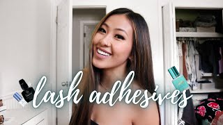 PICKING THE RIGHT LASH  ADHESIVE FOR YOU | MY LASH LIFE 🕊✨