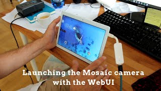 Mosaic 51 and Mosaic X cameras' WebUI - Live Preview - Start/Stop Recording screenshot 1