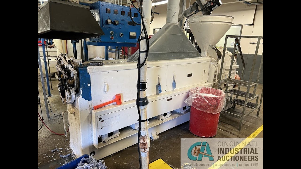 Sunlite Plastics Auction Lot 45 4.5" Davis Standard 45VT Extruder