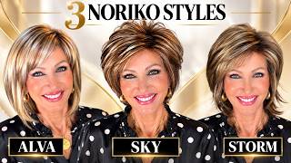 3 STUNNING NORIKO STYLES🔥SKY|Almond Rocka-R, ALVA|Sugar Cane-R & STORM|Chocolate Frost-R TLWIGS.COM