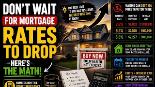 Don't Wait for Mortgage Rates to Drop–Here's the Math!#mortgage #realestate #realestate