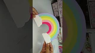 Information DIY aesthetic rainbow pen holder 🌈💗🌼 | Waste cardboard craft idea | #shorts #diy #viral #craft News