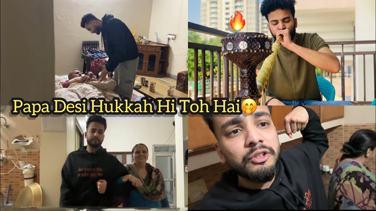 Papa Ko Mere Hukkah Peene Ka Bta diya😂