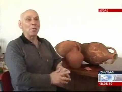 აჭარაში აღმოჩენილი კოლხური ღვინის ჭურჭელი 18 05 2010