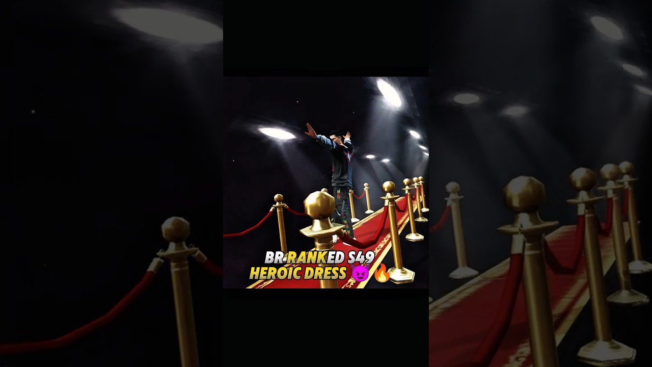BR Ranked S49 Heroic Dress 😈🔥 free fire 