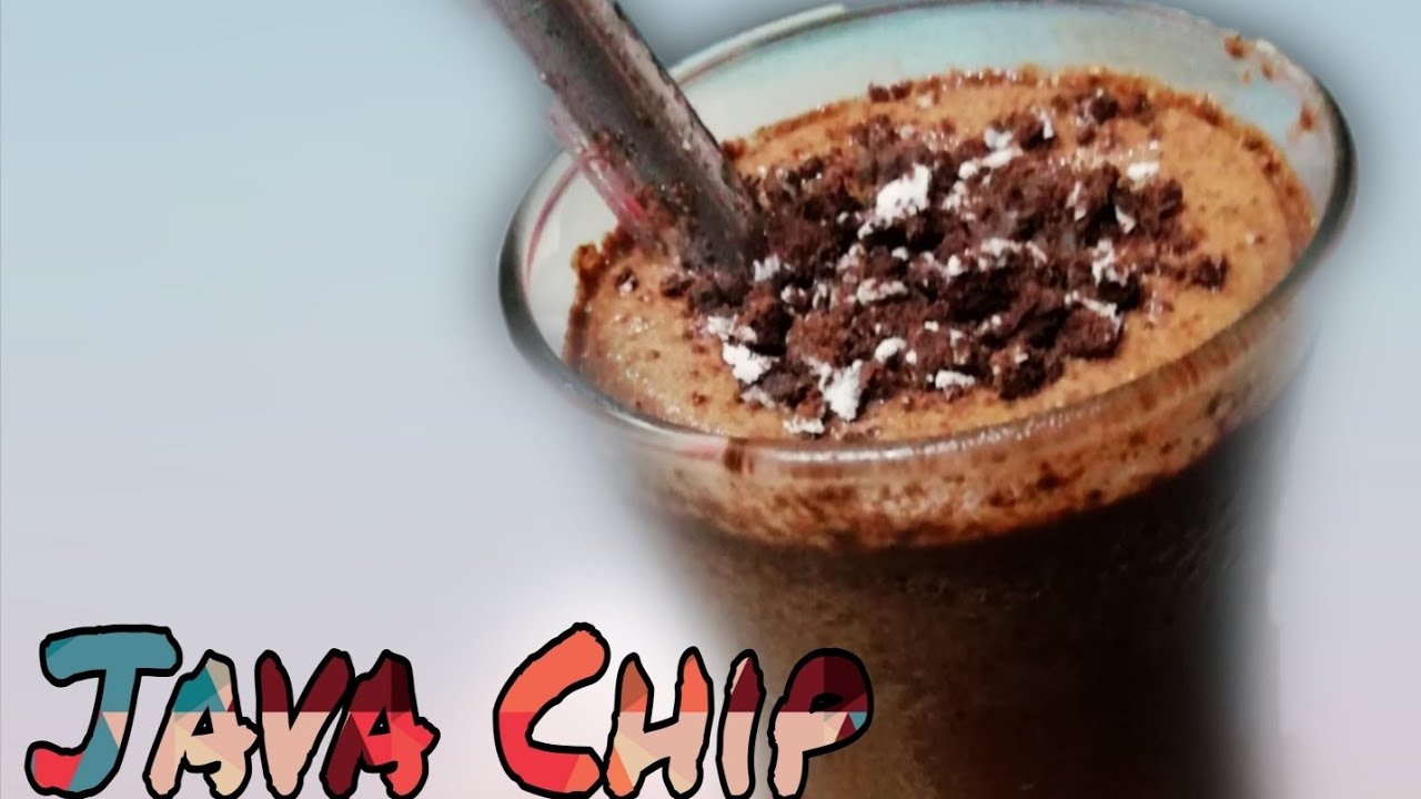 How to make a rich and creamy Java Chip using only 4 ingredients - YouTube