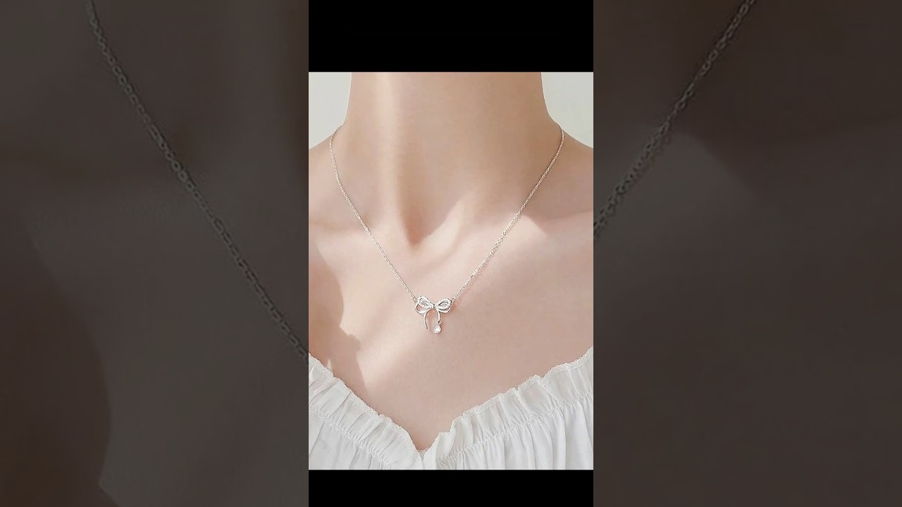 aesthetic Pinterest find korean chain necklace..