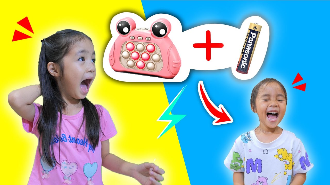 POP IT ธรรมดา VS ป๊อปอิทใส่ถ่าน | บริ้งค์ไบรท์