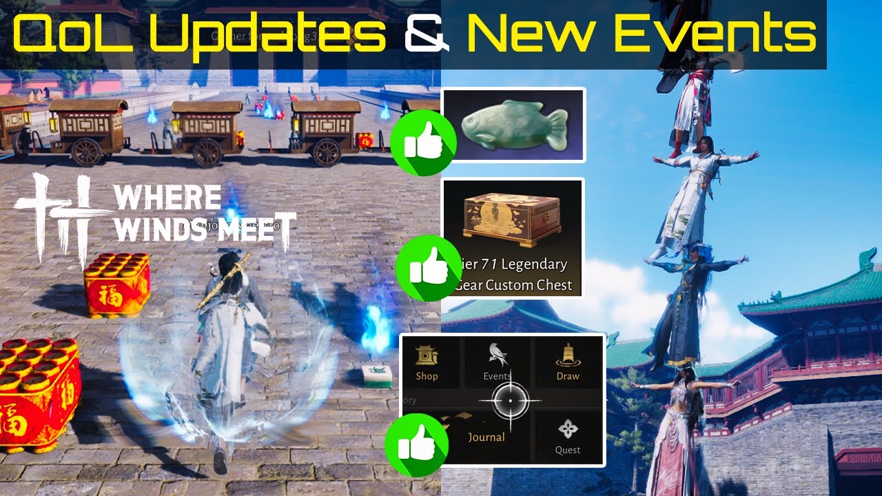 Новые улучшения и исправления, повышающие качество жизни, в обновлении 1.2 | Где встречаются ветры