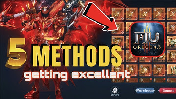 MU Origin 3 | 5 Methods How easy Get Excellent Equipment