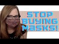 EVEN IF you don't know how to sew, you CAN MAKE your own mask!