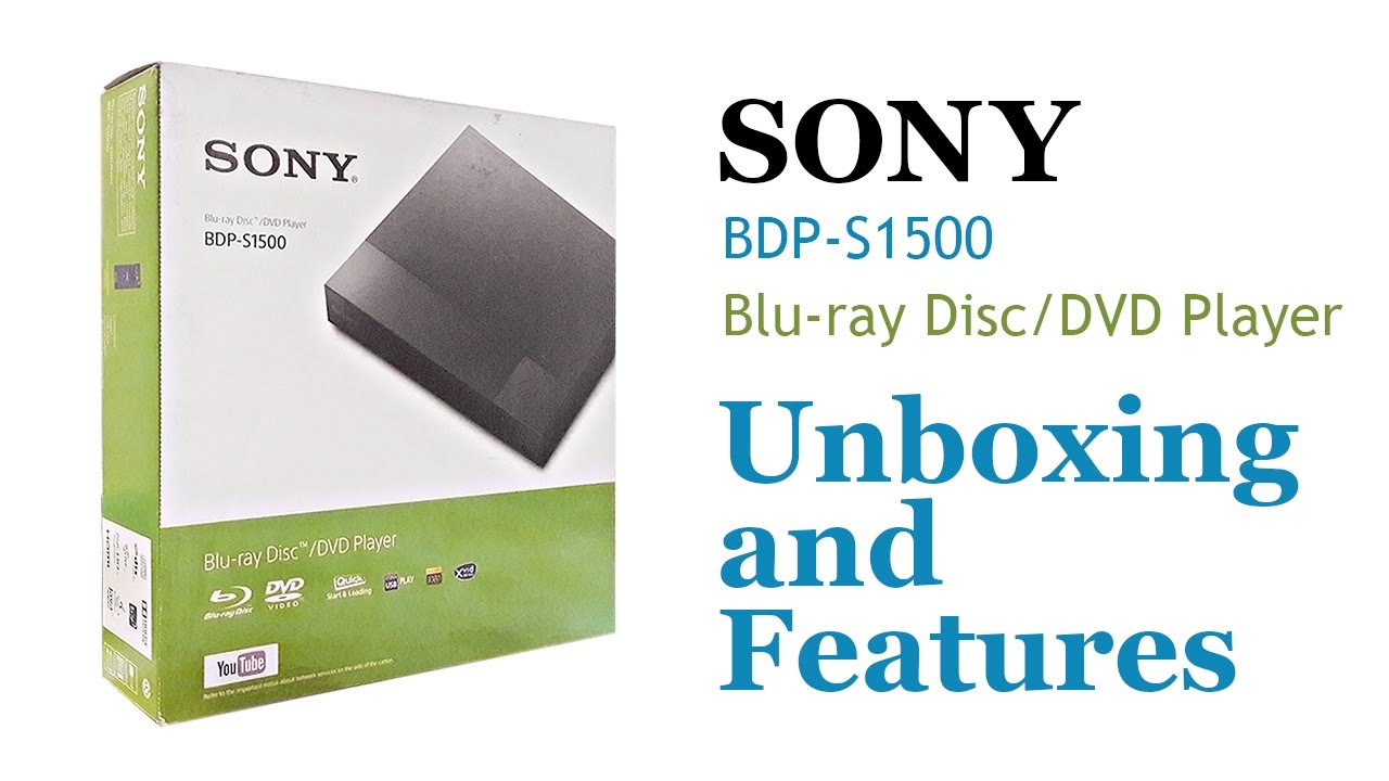 SONY BDP-S1500 Blu-ray DVD レコーダー　YouTube