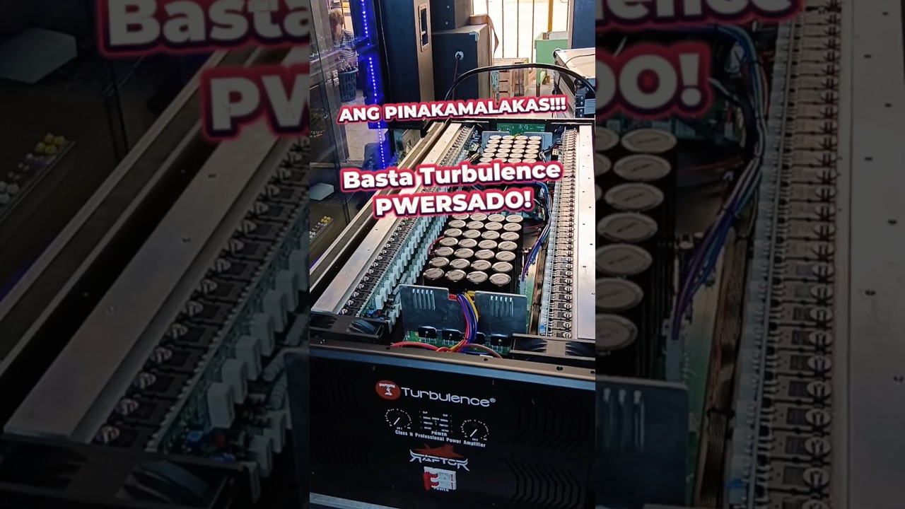 ANG PINAKAMALAKAS!!! Turbulence RAPTOR Power Amplifier Powered by SKYJHAM ELECTRONICS