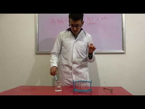 تجارب العلوم تفاعل ترسيب يوديد الرصاص تفاعل الازدواج افهم علومك