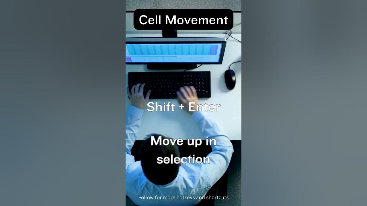 Excel hotkey cell movement excel youtube
