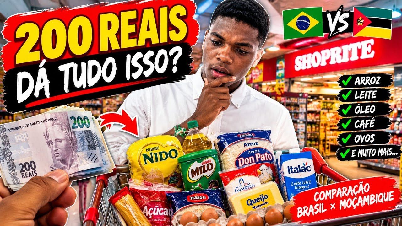 O que dá para comprar com R$200 em Moçambique?