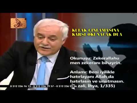 Kulak Cinlamasina Karsi Okunacak Dua Nihat Hatipoglu Youtube