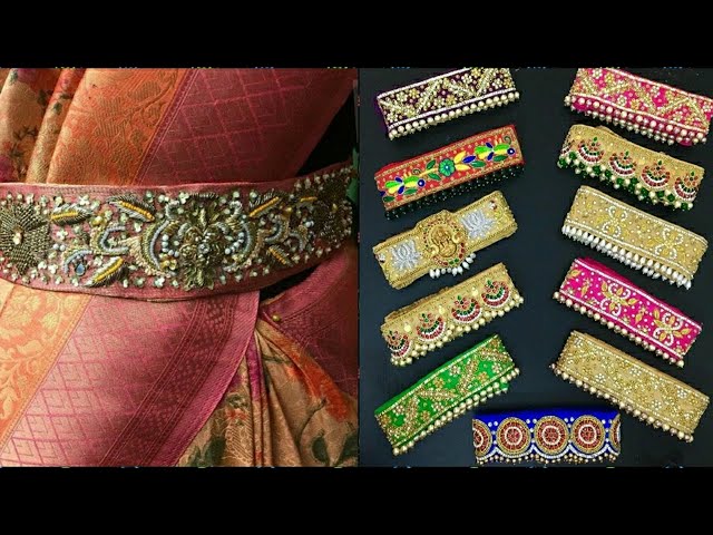 Trending New model waist belt for silk saree