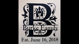 How to use the Regal Split Monogram font with Make The Cut Software